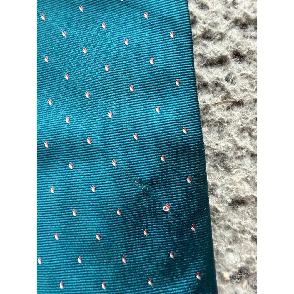 Christian Dior Men's Jacquard 100% Silk Neck Tie Designer Teal 59